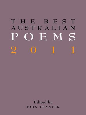 cover image of The Best Australian Poems 2011